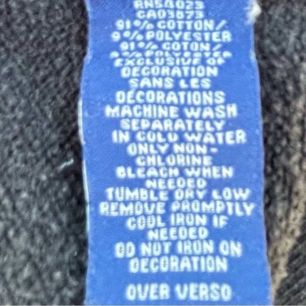 AMERICAN EAGLE OUTFITTERS VINTAGE FIT SWEATER AEO 1977 WOMENS S NAVY BLUE - Picture 8 of 9